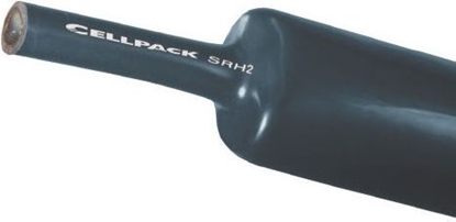 Attēls no Cellpack Rura termokurczliwa pogrubiana z klejem SRH2 75-22 1000mm czarna (127427)
