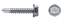 Изображение Celo 935167504K CELO Wkrty samowiercce 3.5x16mm galwanizowane do metalu CNBOP 500 szt.