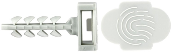 Picture of Celo 96IFB CELO Koki wciskane 6x30mm otwór 10mm z szerok gówk do montau opaski kablowej 100 szt.