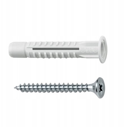 Picture of Celo 98MZKSZ CELO Koki rozporowe do betonu z konierzem MZK 8x48 i rub SPS 5x70mm 50 szt.