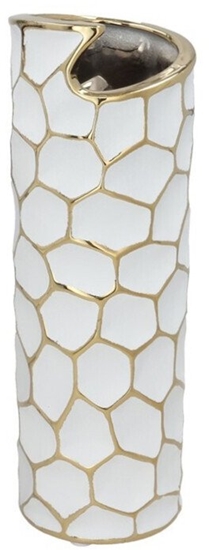Picture of Ceramic Vase 10 x 10 x 30 cm, 2 Assorted, DECORLIFE