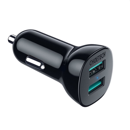 Picture of Charger CHOETECH 2xUSB A, 36W, QC3.0