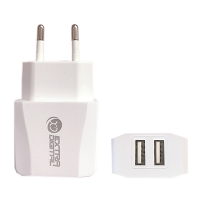 Picture of Charger EXTRA DIGITAL 2xUSB: 220V, 2.1A