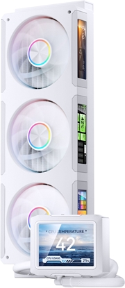 Picture of Chodzenie wodne Jonsbo TF3-360SCW AiO chodzenie wodne, ARGB, 3,5 + 3x 3,38 LCD - 360mm, biay