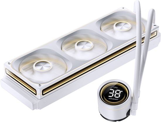 Picture of Chodzenie wodne Jonsbo TH-360 AiO chodzenie wodne, ARGB, wywietlacz segmentowy - 360mm, white