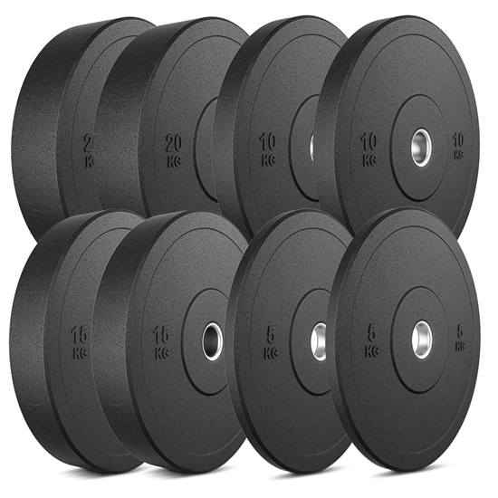Изображение Cietgumijas svaru disku komplekts - MW-Bumper - 100 kg - Marbo Sport