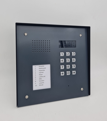 Изображение CYFRAL PC-2000RE PRO Antracyt CYFRAL Panel rozmówny z modu elektroniki CC-2000 oraz czytnikiem RFID
