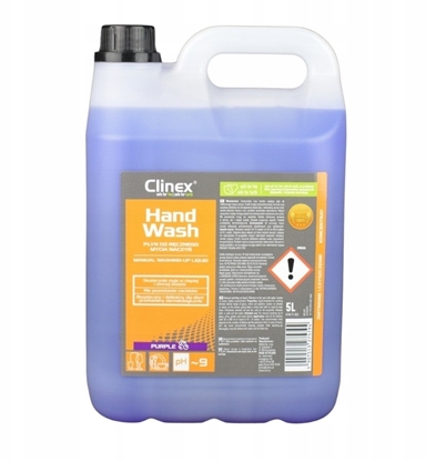 Изображение Clinex Pyn CLINEX HandWash, do rcznego mycia naczy, purple, 5l