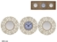 Изображение Clock Set with 2 Mirrors, Branches, 24 cm, 24 x 24 x 3 cm, DECORLIFE