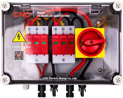 Изображение CNC PV panel rozczajcy DC 2in-2out IP67
