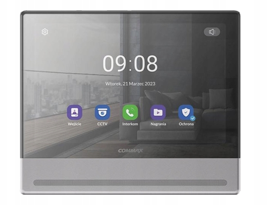 Picture of Commax CDV-1004QT NEO SILVER COMMAX Monitor gonomówicy 10 cali 230 VAC