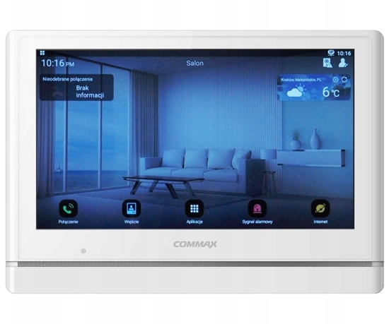 Picture of Commax CIOT-1000YN WHITE COMMAX Monitor 10 cali, Wideodomofon IP