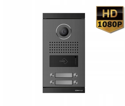 Изображение Commax DRC-4MLFD/RFID COMMEX Stacja bramowa 4-abonentowa FHD 1080p