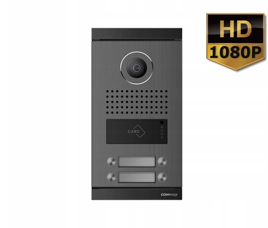 Picture of Commax DRC-4MLFD/RFID COMMEX Stacja bramowa 4-abonentowa FHD 1080p