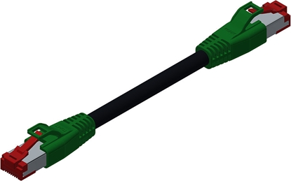 Изображение Conec IND PATCH C5E 4X2XAWG26 GN 10M