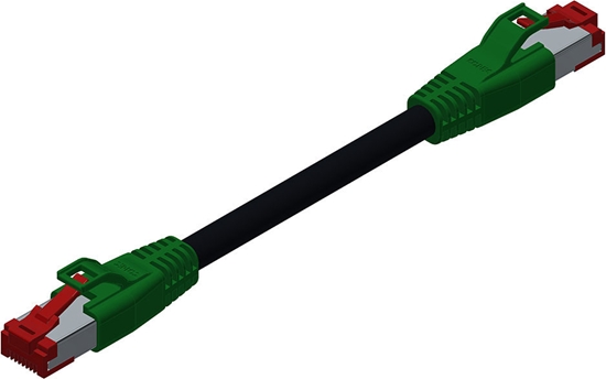 Изображение Conec IND PATCH C5E 4X2XAWG26 GN 10M