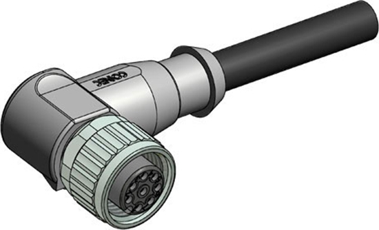 Изображение Conec M12 8PF ANG - OE TPU 5.00M