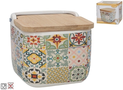 Изображение Cookini Sólnik z bambusow pokrywk 12 x 12 5 x 11 cm KITCHEN&GO 8445393397115 (8445393397115)