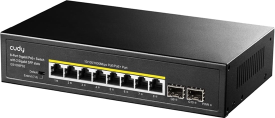 Picture of Cudy GS1008PS2 8-Port Gigabit PoE+ Switch with 2 Gigabit SFP Slots