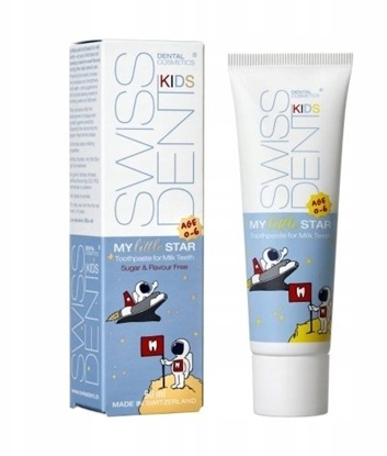 Attēls no Curaprox SWISSDENT_Kids My Little Star pasta do zbów dla dzieci od 0-6 lat 50ml