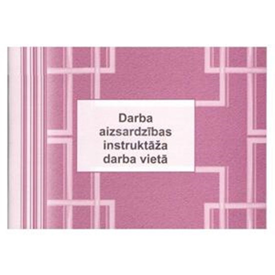 Picture of DARBA AIZSARDZĪBAS INSTRUKTĀŽA DARBA VIETĀ, A5Ž, 48 LAPAS