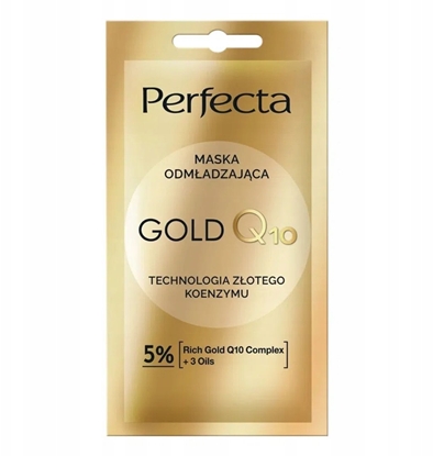 Изображение DAX PERFECTA Maska do twarzy odmadzajca Gold Q10 8 ml