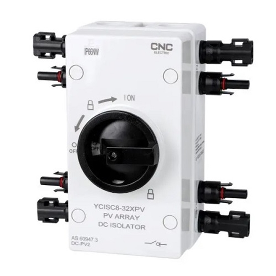 Picture of DC Isolator Switch 32A, 1000VDC, MC4, IP66NW