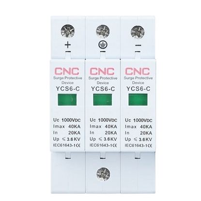Picture of DC Surge Protection Device, 3P, Class C, 20-40 kA, 1000VDC