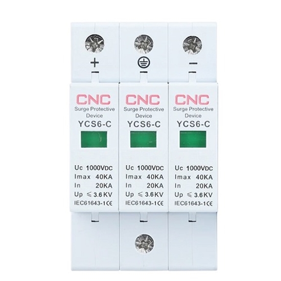 Picture of DC Surge Protection Device, 3P, Class C, 20-40 kA, 1000VDC