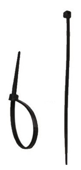 Picture of Dedra Opaski zaciskowe nylonowe 4,8x200mm czarny 25szt. - 11C48201