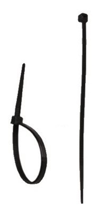 Picture of Dedra Opaski zaciskowe nylonowe 4,8x370mm czarne 25szt. - 11C48371