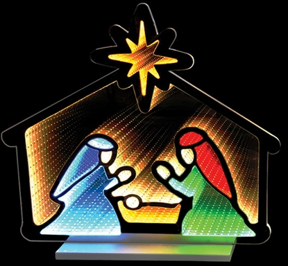 Изображение Dekoracja witeczna Yermos LD13 LED 3D STAJENKA WIECCA DEKORACJA OZDOBA