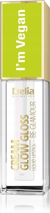 Изображение Delia Cosmetics Cream Glow Gloss Byszczyk do ust nr 100 Totally Crystal 5ml