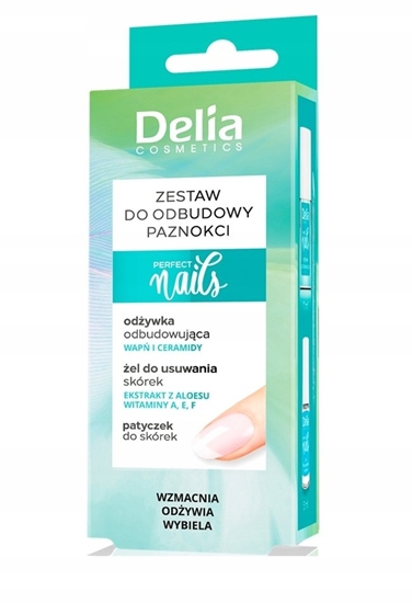 Picture of Delia DELIA Zestaw do odbudowy paznokci - Odywka 11ml + el 5ml + Patyczek