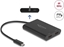 Attēls no Delock Adapter USB Type-C™ to 2 x HDMI 4K 60 Hz with DisplayLink® graphics and USB PD