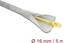 Изображение Delock Braided Sleeve for EMC shielding self-closing 5 m x 16 mm