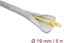 Picture of Delock Braided Sleeve for EMC shielding self-closing 5 m x 19 mm