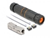 Picture of Delock Cable connector LSA to LSA Cat.6A IP68 waterproof black