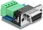 Изображение Delock D-Sub 9 pin female to 4 pin Terminal Block Adapter with DIP switch and 120 ohm terminating resistor for CAN / LIN