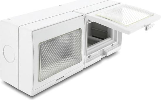 Изображение Delock Easy 45 Surface-mounted Housing IP55 waterproof 6 Port