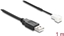 Attēls no Delock Fan Cable USB 2.0 Type-A male to 3 pin (2 pins connected) fan connector male 1 m