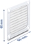 Изображение Delock Fan Grill 60 x 60 mm aluminum – fan dust filter with stainless steel filter mesh