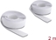 Изображение Delock Hook-and-loop tape self-adhesive L 2 m x W 20 mm white