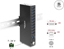 Picture of Delock Industry Hub 10 x USB 5 Gbps Type-A with 8 kV ESD protection and DIN rail mounting