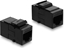 Attēls no Delock Keystone Module Coupler RJ12 jack to RJ12 jack Cat.3 plastic black
