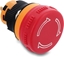 Picture of Delock Mushroom-Head Push Button for Installation 16 mm 2 x solder terminals (short), plastic 26 mm Ø