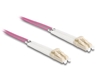 Picture of Delock Optical Fiber Cable LC Duplex to LC Duplex Multi-mode OM4 angled 2 m