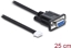 Attēls no Delock Serial RS-232 Connection Cable D-Sub 9 female to JST XH 4 pin header female 25 cm