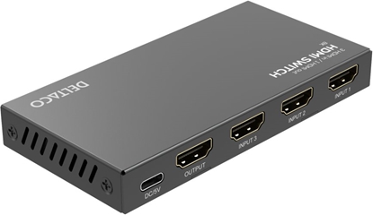 Picture of Deltaco HDMI przecznik DELTACO, 3 wejcia do 1 wyjcia, 8K 60Hz, z pilotem zdalnego sterowania / HDMI-7053 / 1903451