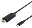 Picture of Deltaco USB-C to HDMI cable  4K UHD  0.5 m  Black